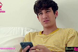 Brother Refuses Blowjob in Taboo Teen Scene