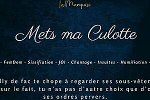 French Femdom Sissification Audio Joi