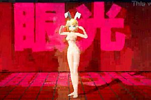 Kagamine Rin in full bunny costume