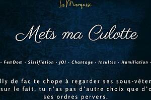 French Femdom Sissification Audio Joi