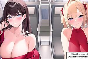 joi hentai with flight attendants in spanish