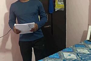 indian stepmom alone at home gets muff dived and anal doggystyle