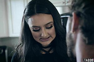 Cutthroat Young Woman Outsmarts Coworker After Work in Kitchen