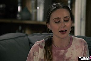 bisexual threesome with lesbian roommates leana lovings and laney grey.