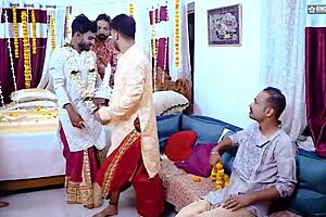 Sudipa's wedding night gangbang!