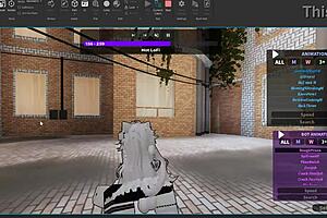 Pounding that tight ass with hard fucking moves!