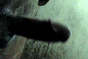 Enjoying Intense Handjob On Monster Cock