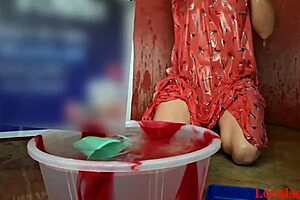 why is devar fucking bhabhi hard in the bathroom?