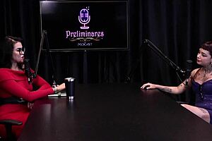 Annie Clementine starts with intense oral sex, then gets dominated in the cemetery wearing sheer red lingerie.