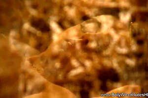 Petite Brunette Dancing Erotic Striptease, Teasing While Undressing Nude