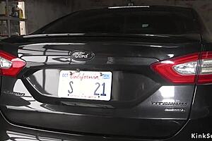 dude bangs adorable juliette march in rough bdsm bondage