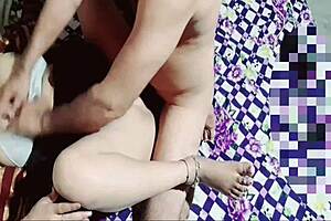 Devar Ji Jija Ji Grabs Wife On Bed In Homemade Indian Scene