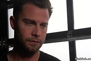 dude bangs adorable juliette march in rough bdsm bondage