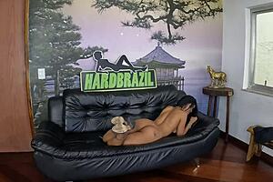 novinha india olyver's shaved pussy debut in mansion