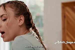 i'm pretty petite 18+ teen riding big black cock in skirt