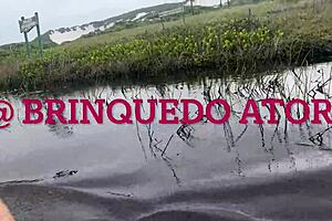 vazou na net, banging my friend bareback on nudist beach with hung dudes