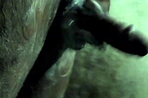 Enjoying Intense Handjob On Monster Cock