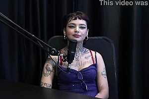 Annie Clementine starts with intense oral sex, then gets dominated in the cemetery wearing sheer red lingerie.