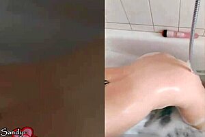 German teen gives blowjob and cumshot!