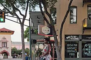 Ebony couple's passionate date night with bbc and busty goddess