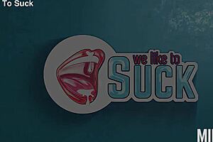 Watch milena deepthroat and get fucked hard with big cock!