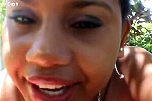 Eighteen Year Old Latina Teen Gives Public Blowjob On Front Lawn In Broad Daylight