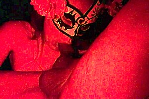 I'm masked in the red light district sucking that big cock with my latina ass spreading