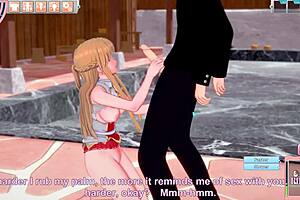 Asuna Yuuki And Kirito Intense Outdoor Sex!