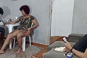 Oh, I Couldn't Resist and Took Hot Cum While Getting Tattooed!