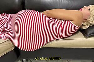 I Found My Stepmother Resting In Tight Dress, Her Huge Ass Provocative, Couldn't Resist