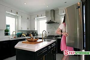 In a fantasy roleplay, the fighting step siblings engage in hardcore anal sex after a heated argument