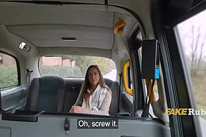 british girl pays taxi driver with sex in backseat