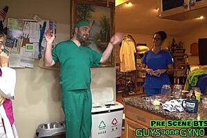angel ramiraz in nurse roleplay, humiliating patient behind the scenes