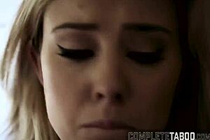 slender taboo teen gets pounded hard and takes jizz in mouth and on face. extreme blonde fetish action.