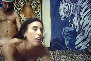 big breast babe meets italian pound machine and rides hard