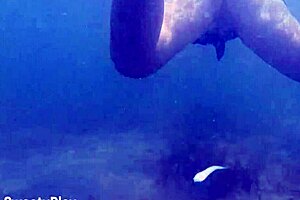 Underwater creampie after pussy cum 😍