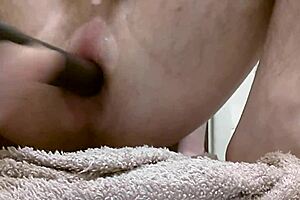 masturbating my wet ass with a toy and fingers!