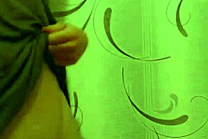 Dancing and Twirling Big Chocolate Pierced Cock