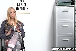 Sarah Vandella Offers Pussy to Horny Cop After Stealing