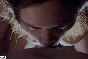 My cheating wife sucks my friend's cock and swallows every drop.