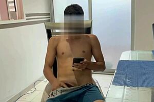 Caught My Horny Buddy Jerking Off and I Helped with Full Story