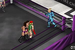Fire Pro Wrestling Ryona: Cammy and Samus Lesbian Match