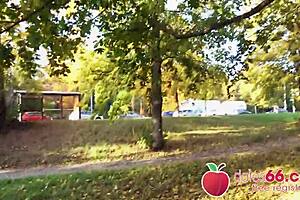 Slim MILF Vicky Hundt craves hard outdoor sex in POV