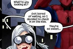 spider-man weds black cat in a steamy comic dub full of surprises