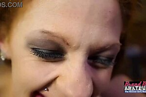 Ginger Cassie sucks cock and rimjobs 😍