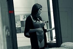 brunette mom craves to be fucked in bed