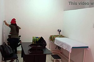 latina nurse caught decorating doctor's office asks, 'want to see me get sexy and hot?'