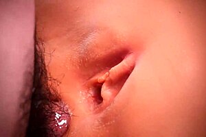 her ass pleases me so much in this anal sex, it's hairless and cute, close up on the big pussy and assfucking, double the fun