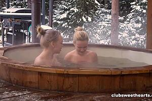 Winter Special In Hot Tub