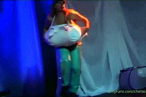 Bustiest Stripper Ever Shakes It Hard